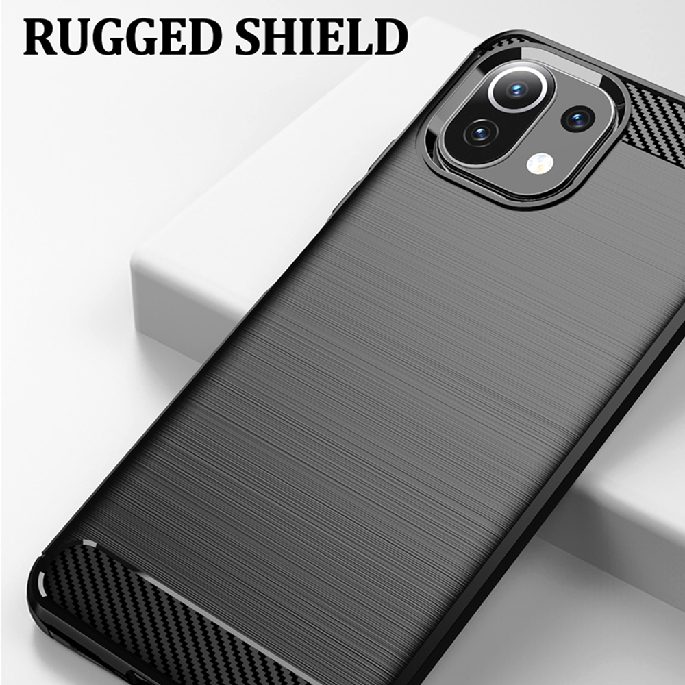 Kryt Xiaomi Mi 11, Armored Carbon black