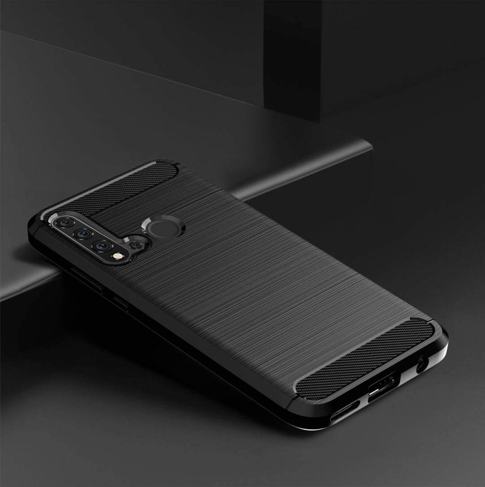Kryt Huawei P20 Lite 2019 Armored Carbon černý