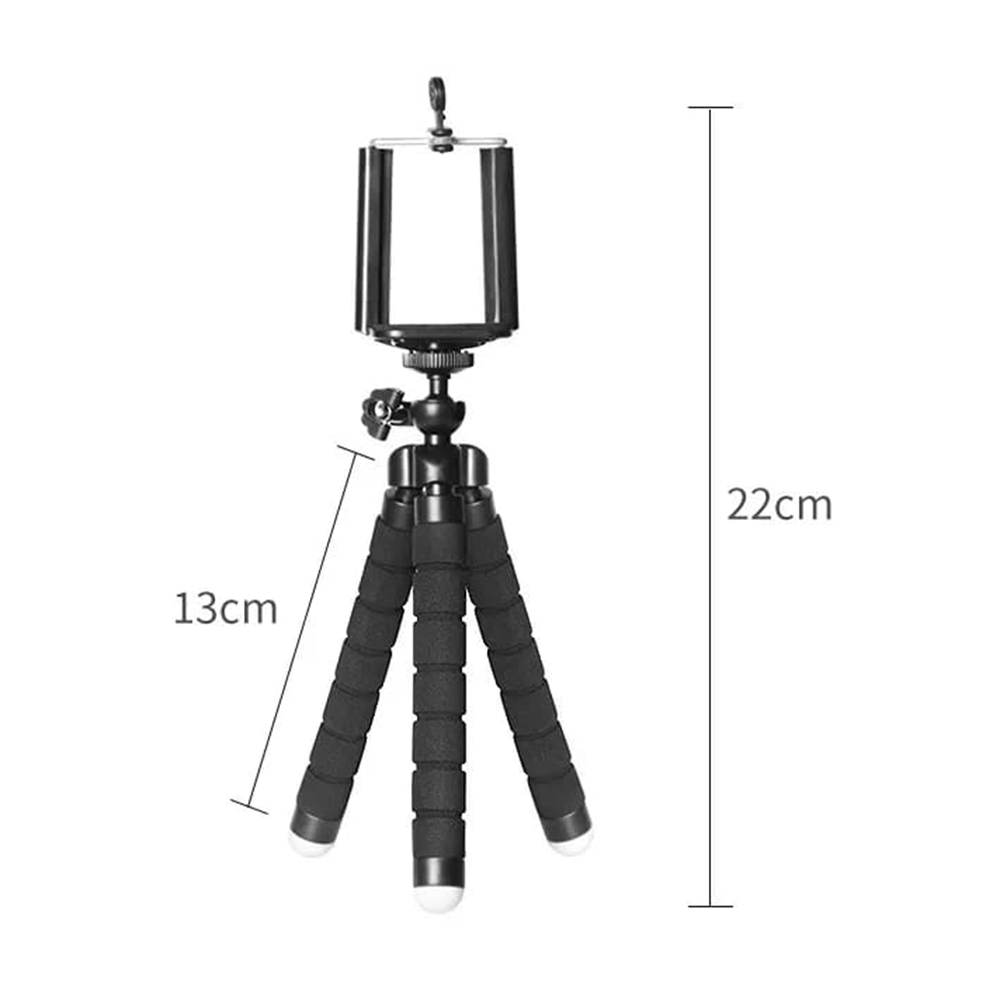 Stativ Techsuit (OTC-01) – Nastavitelný s kompatibilitou šroubu 1/4" – Černý