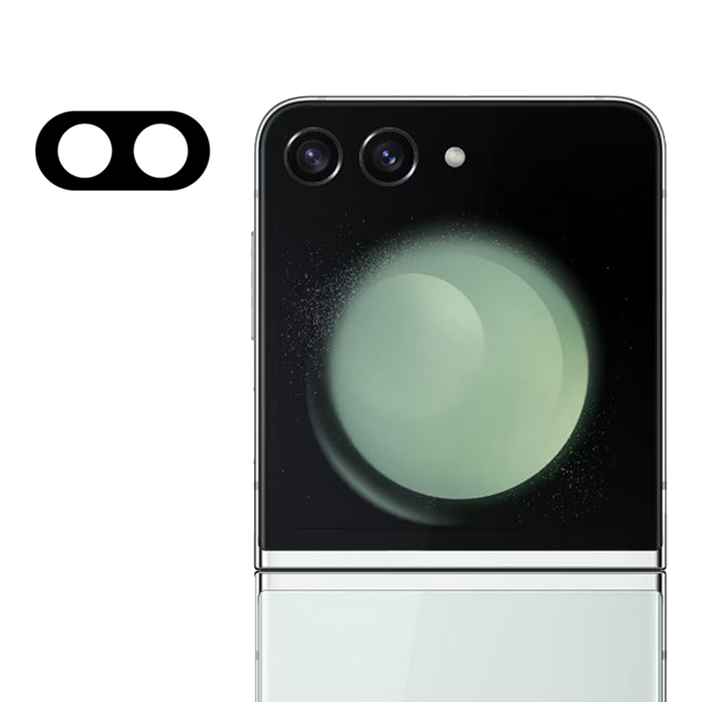 Sklo pro celý fotoaparát Samsung Galaxy Z Flip 5 – černé