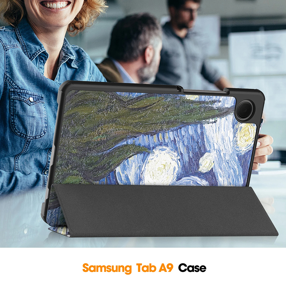 Pouzdro pro tablet Samsung Galaxy Tab A9 / A11 Techsuit FoldPro Starry Night