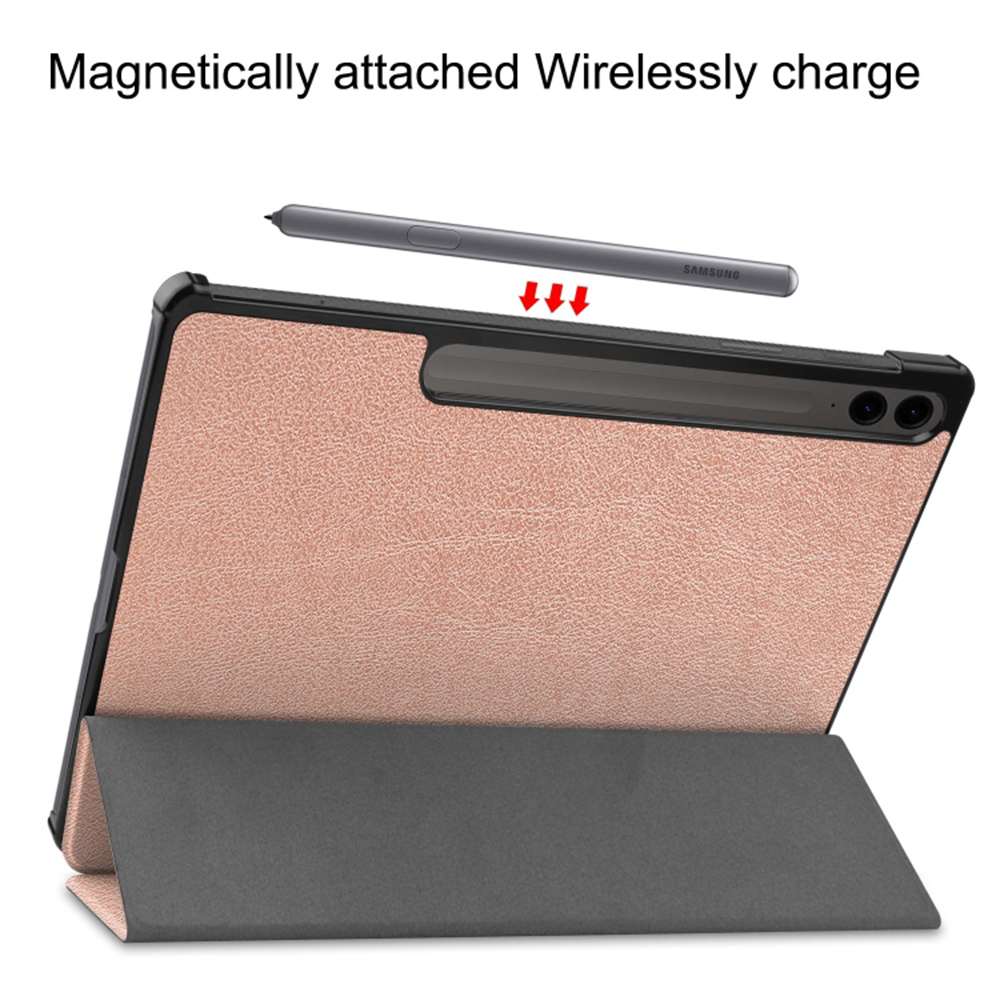 Pouzdro pro tablet Samsung Galaxy Tab S9 Plus / S9 FE Plus / S10 Plus, Techsuit FoldPro Rose Gold