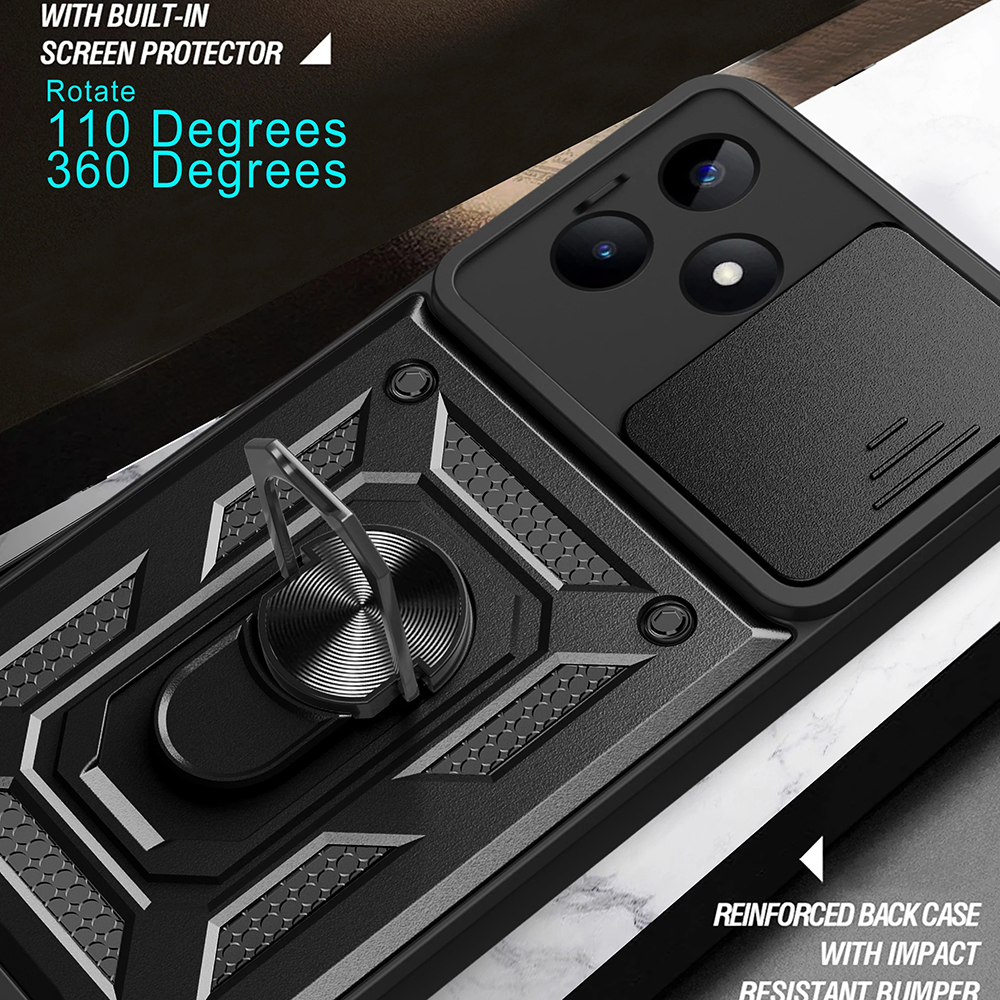 Kryt Xiaomi Redmi Note 13 Pro 5G / Poco X6 Techsuit CamShield Pro černý