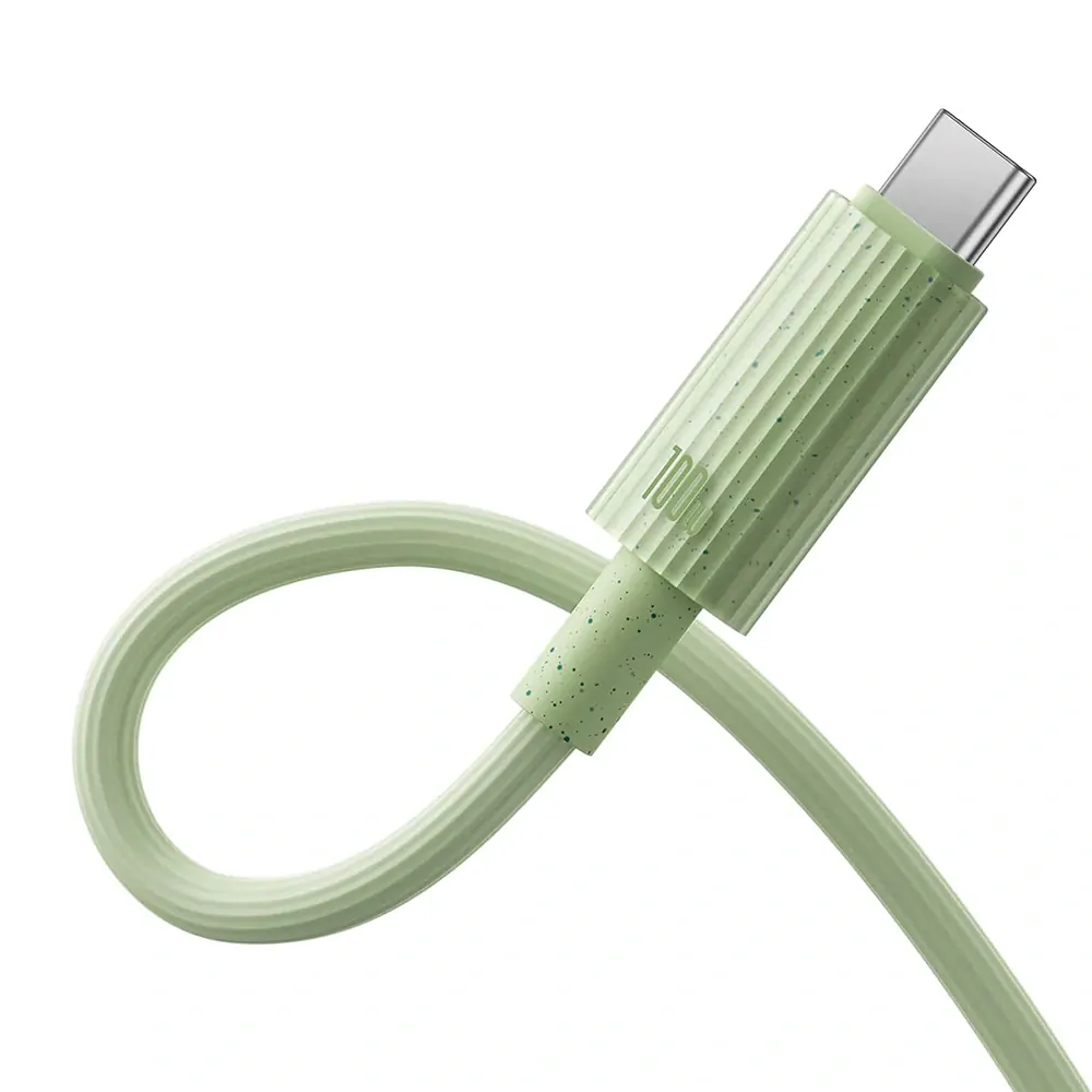Datový kabel Baseus (P10360202631-00) - Type-C to USB-C, Super Fast Charge, 100W, 480Mbps, 1m - zelený