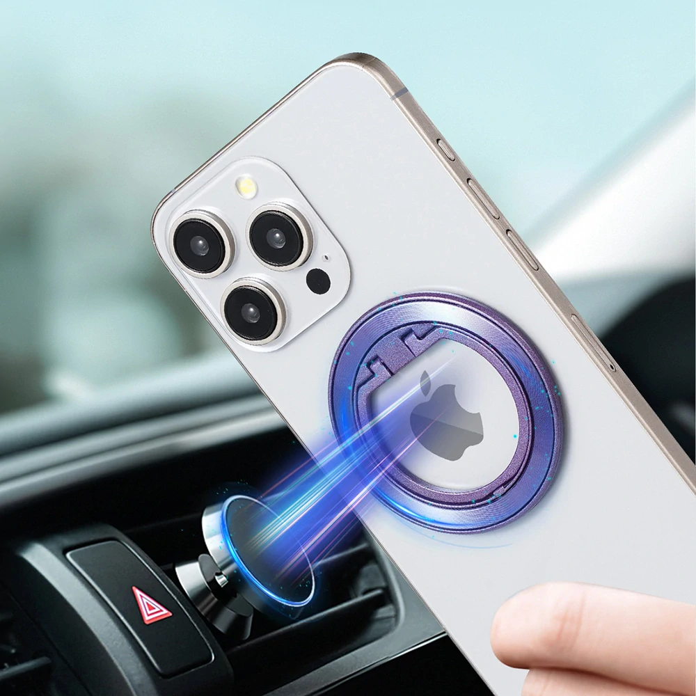 Ring Holder - MagSafe Techsuit (MPR2), hliníková slitina – modrý
