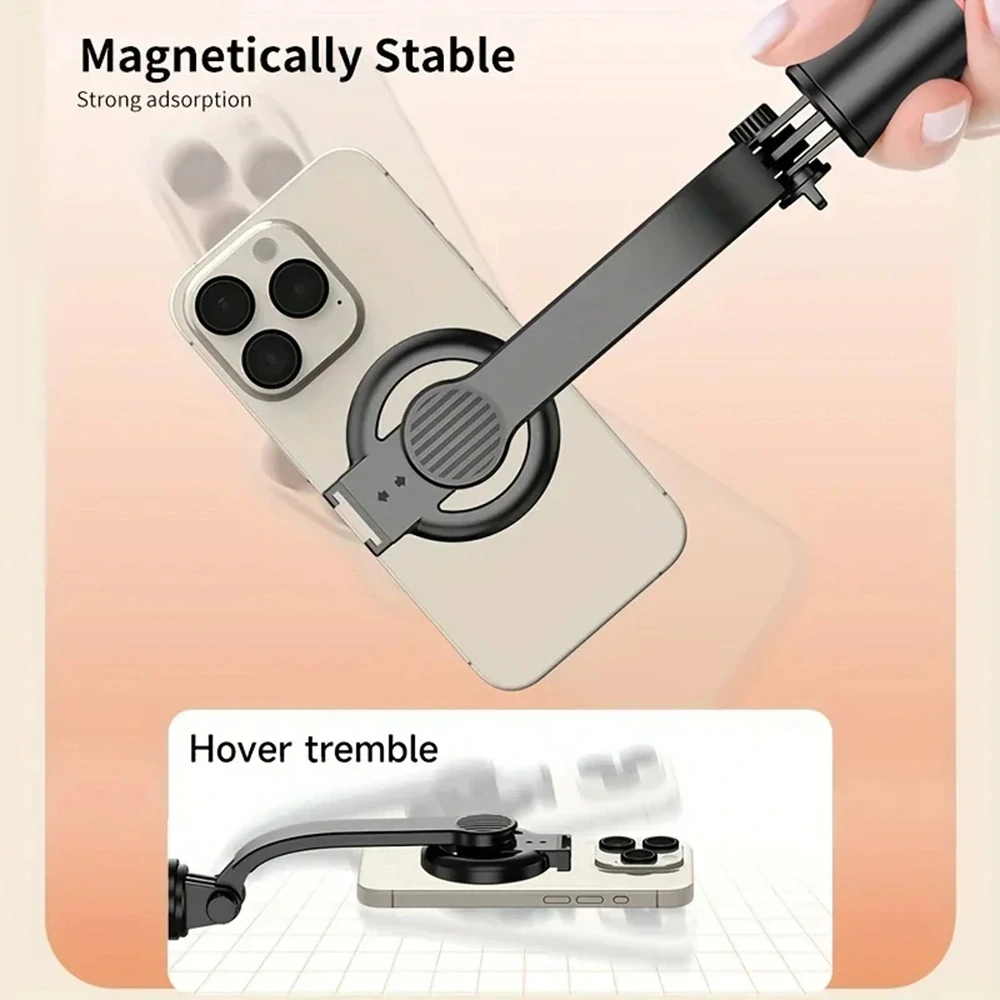 Selfie tyč Tripod Yesido SF19, Magnetický stojan na selfie stativ, s dálkovým ovládáním – černý