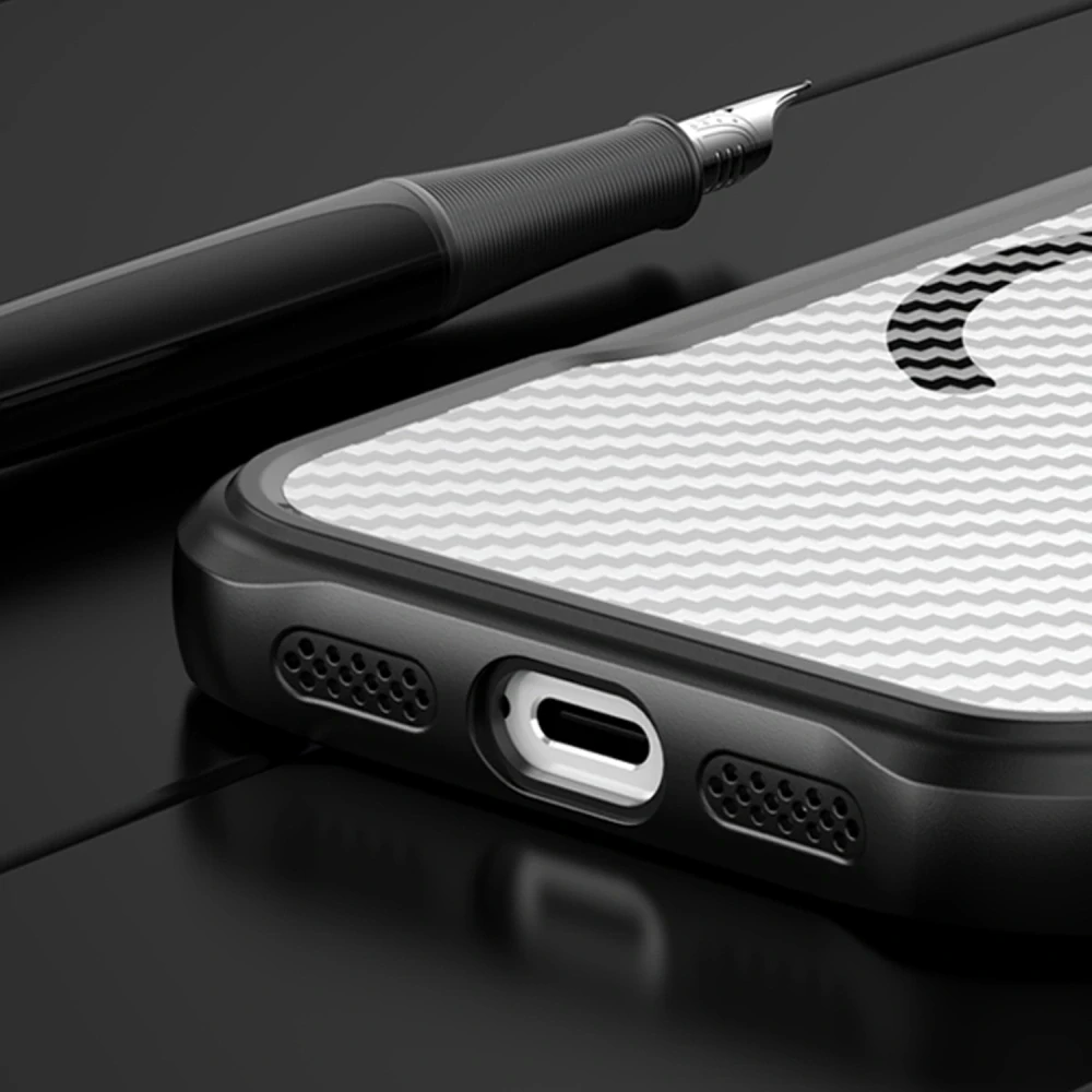 Kryt iPhone 17 Pro - Defender Carbon Mag, černý