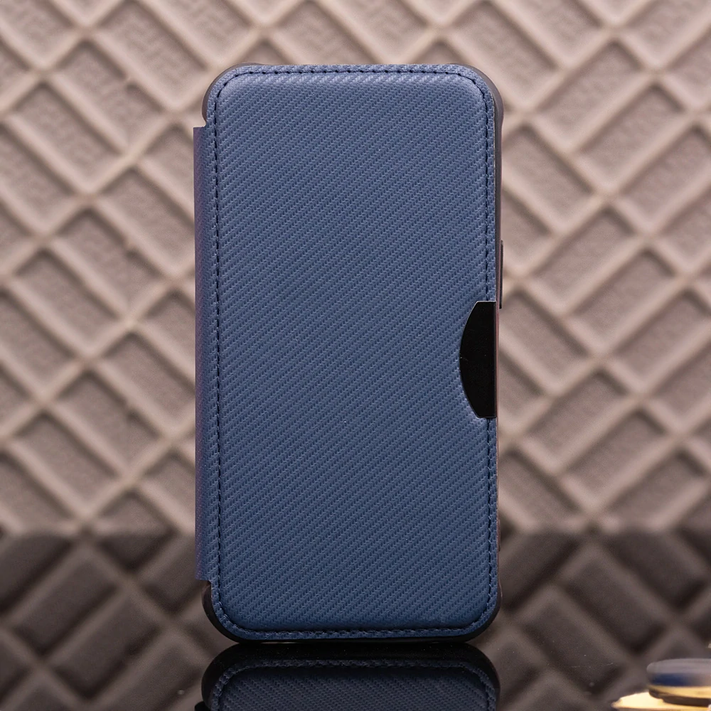 Pouzdro flip Samsung Galaxy A26 5G smart carbon, modré