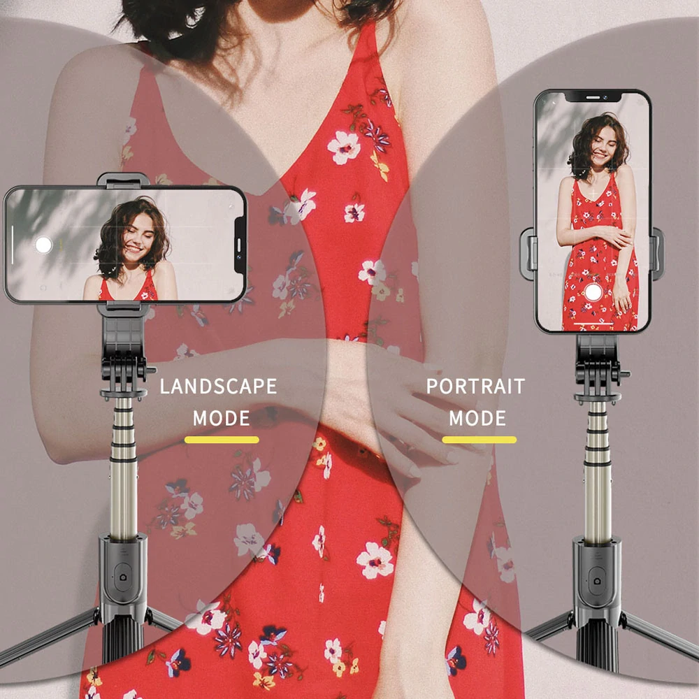 Selfie tyč Tripod Techsuit (L03) Bluetooth, 83 cm – černý