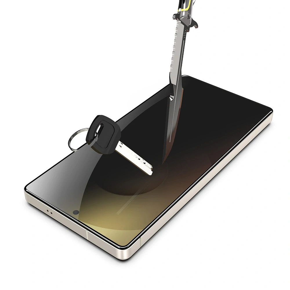 Tvrzené sklo Samsung Galaxy S26 Plus, TitanGlass Crystal HD s privátním filtrem