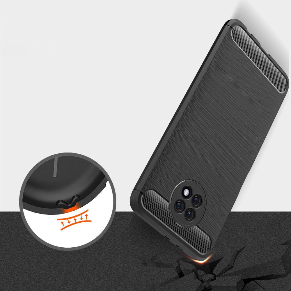 Kryt Xiaomi Redmi Note 9T 5G Armored Carbon black