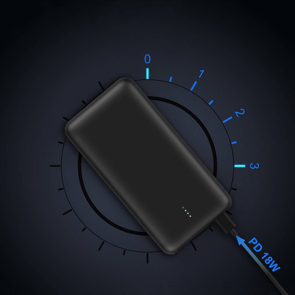 Powerbanka 10000mAh USB 22,5W + USB-C 20W (C1010) bílá