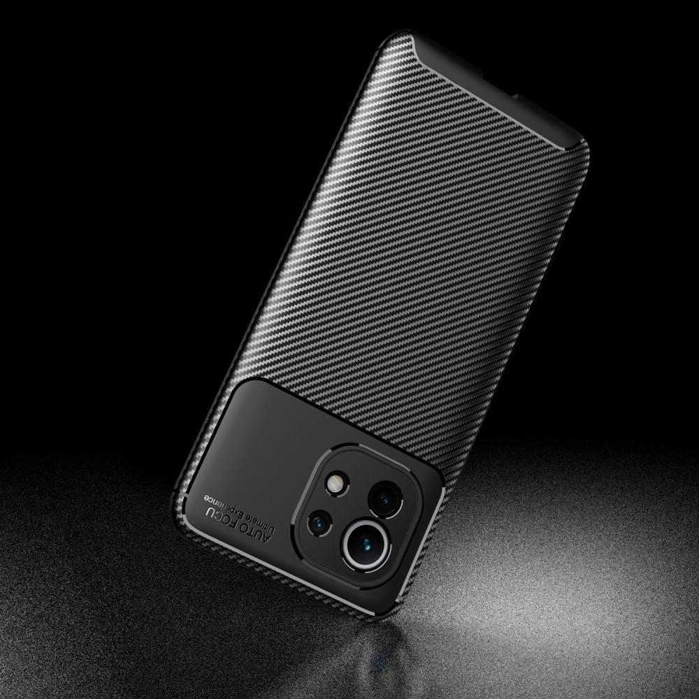 Kryt Xiaomi MI11 Armored Shockproof Carbon Fiber black