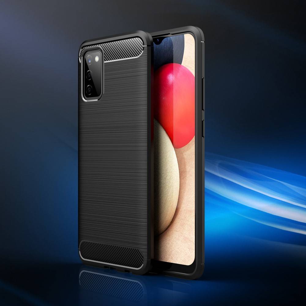 Kryt Samsung Galaxy A02s Armored Carbon black