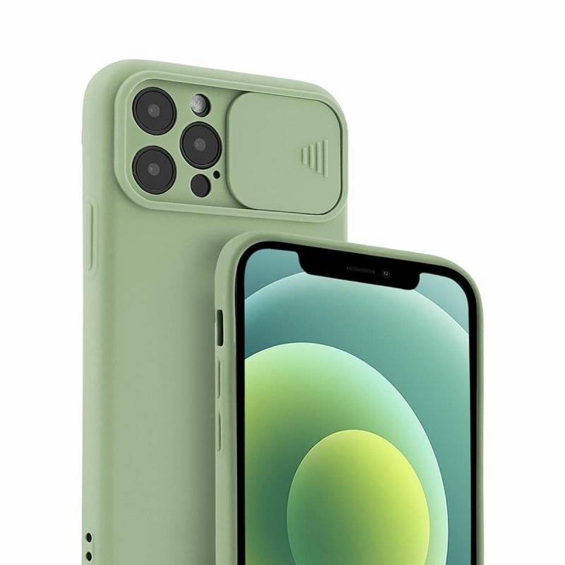 Kryt Samsung Galaxy A03s s krytem fotoaparátu - světle zelený