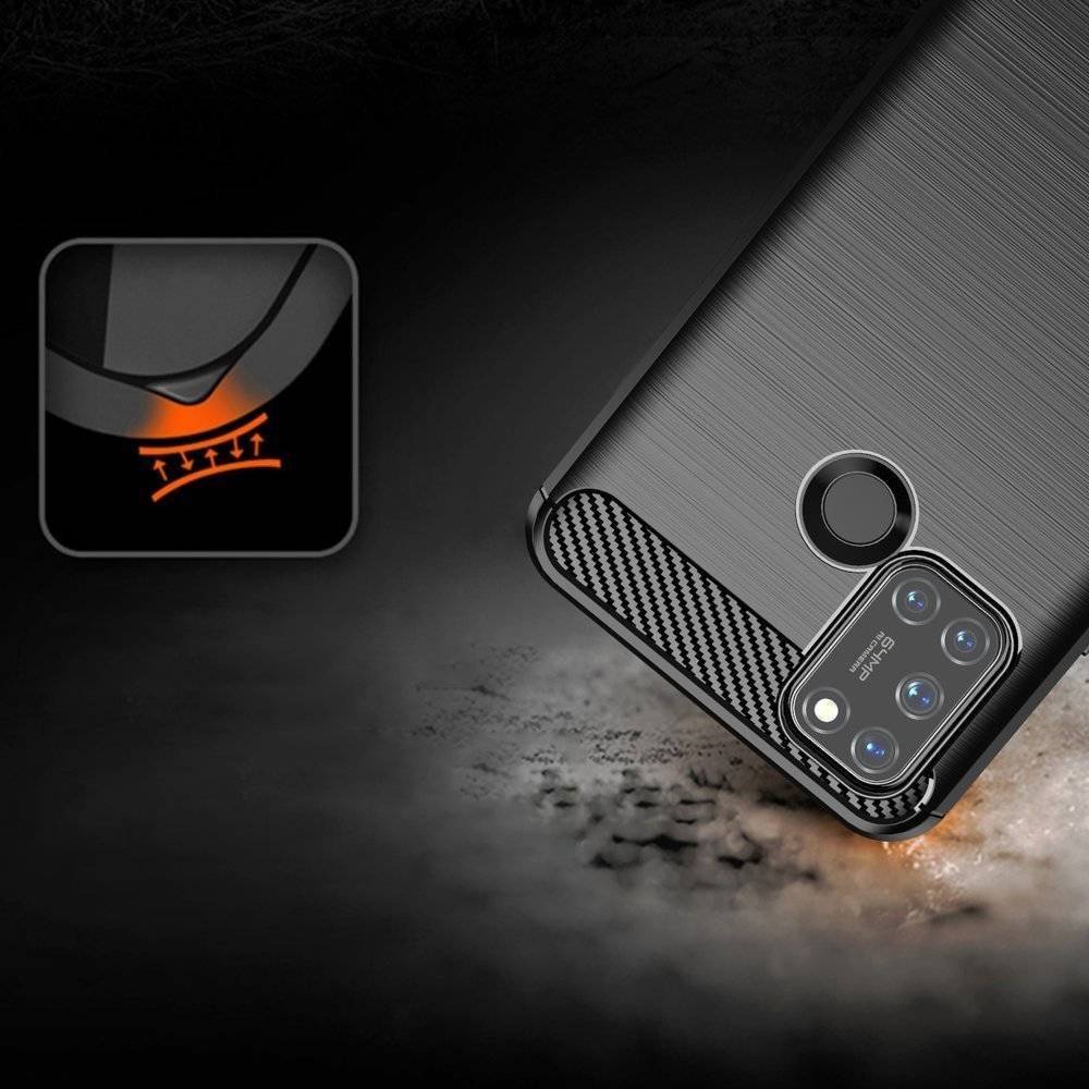 Kryt Realme C21 Armored Carbon black