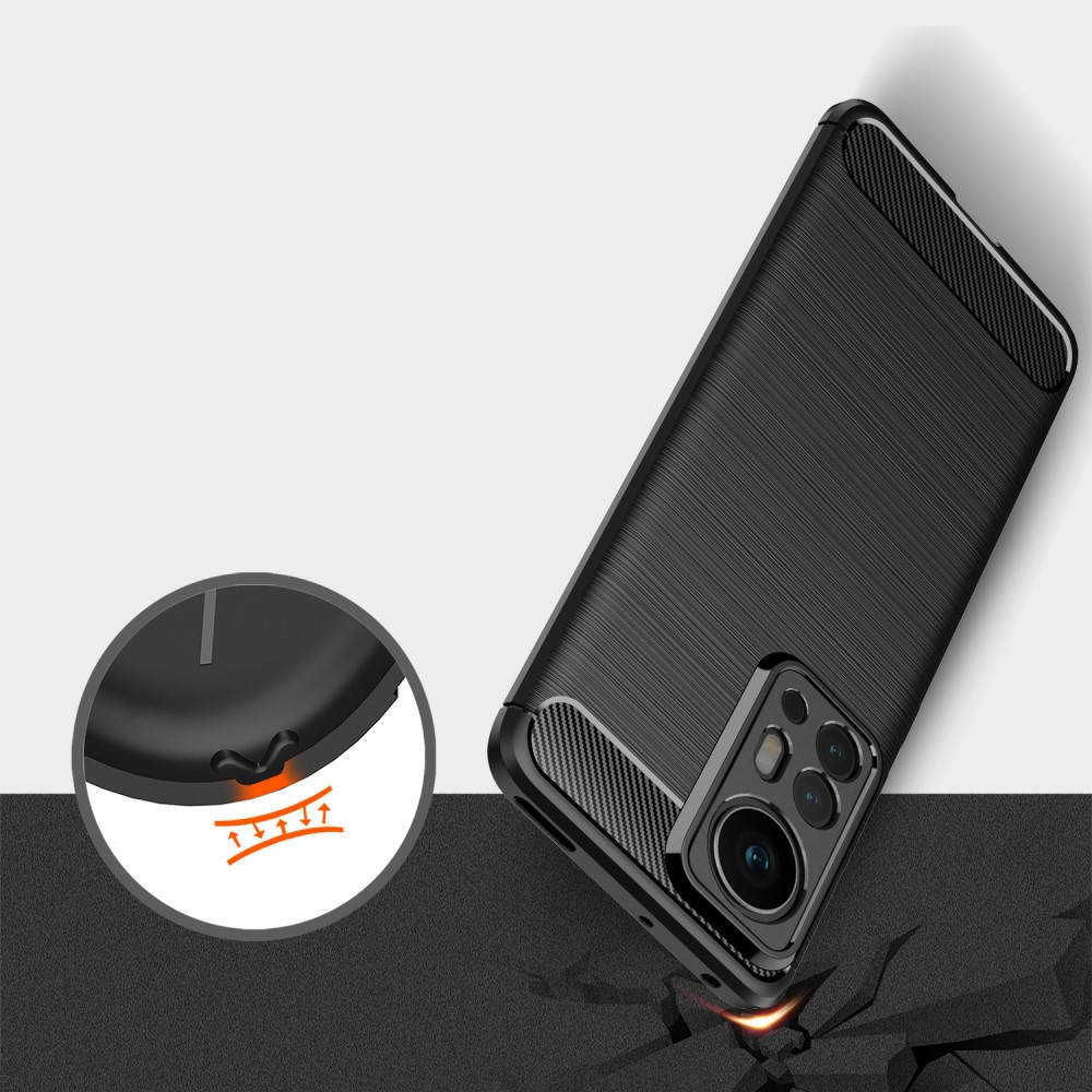 Kryt Xiaomi 12 Pro Nexeri TPU Premium Carbon black