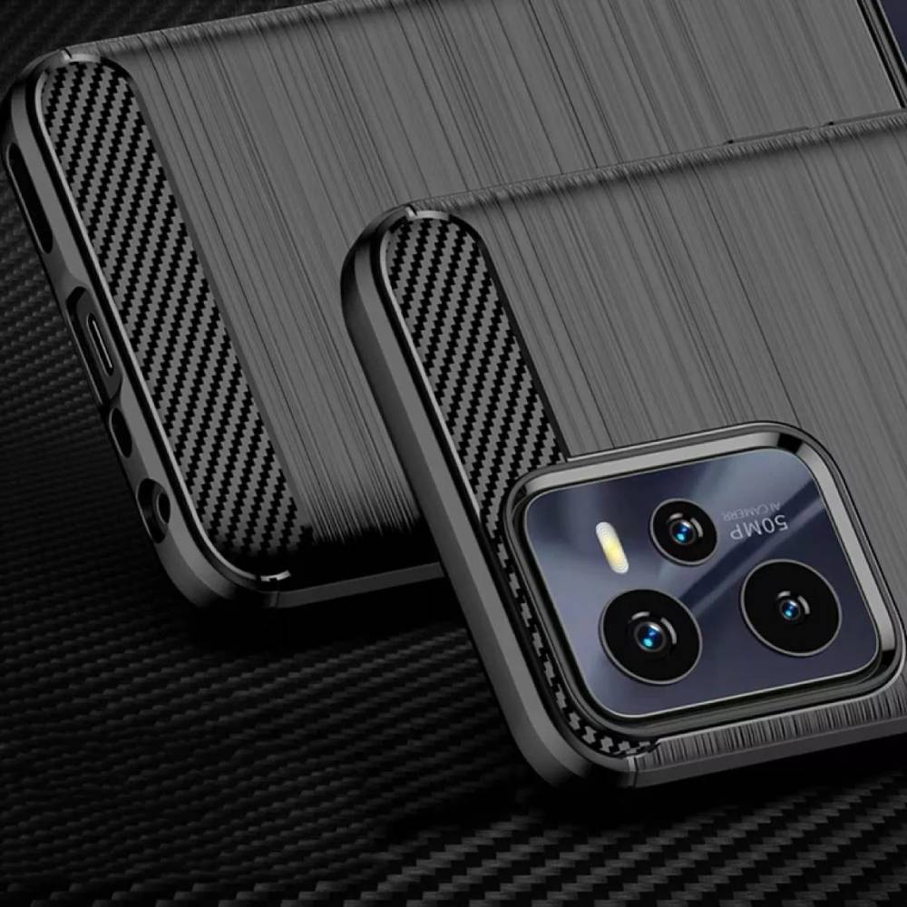 Kryt Realme C35 Armored Carbon black