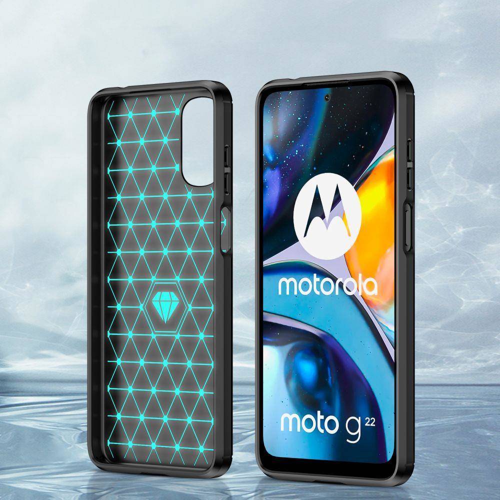 Kryt Motorola Moto G22 / E32 / E32s Tech-Protect TPU Carbon black