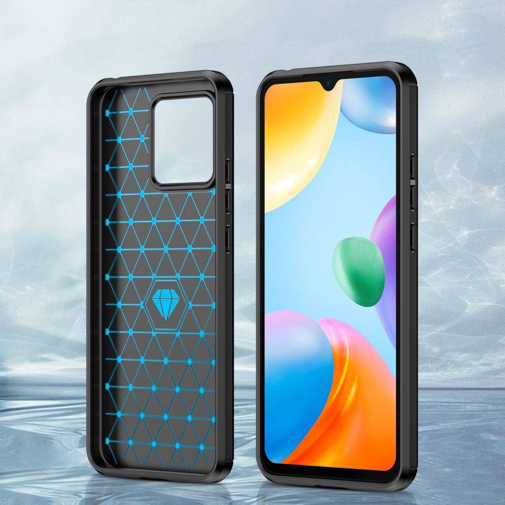 Kryt Xiaomi Redmi 10C Tech-Protect TPU Carbon black