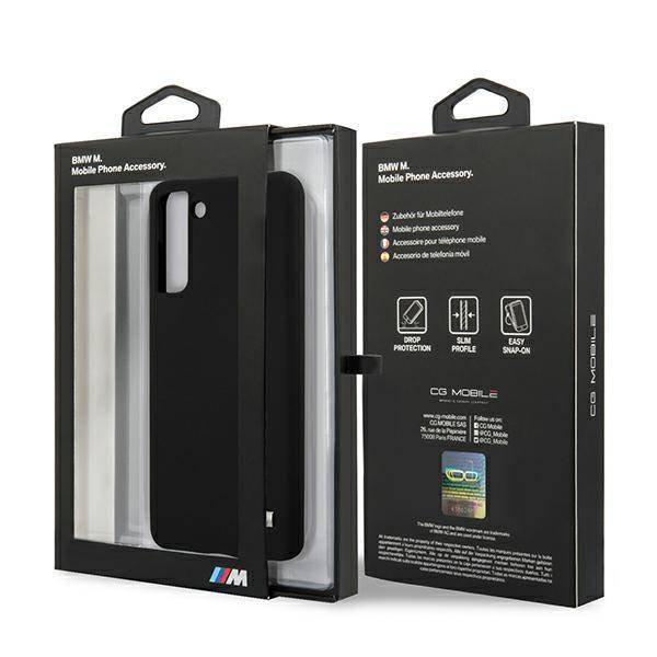 BMW - Samsung Galaxy S21 Plus - Silikonový kryt BMW (BMHCS21MMSILBK) černý