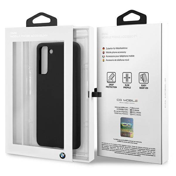 BMW - Samsung Galaxy S21 Plus - Silikonový kryt BMW (BMHCS21MSILBK) černý