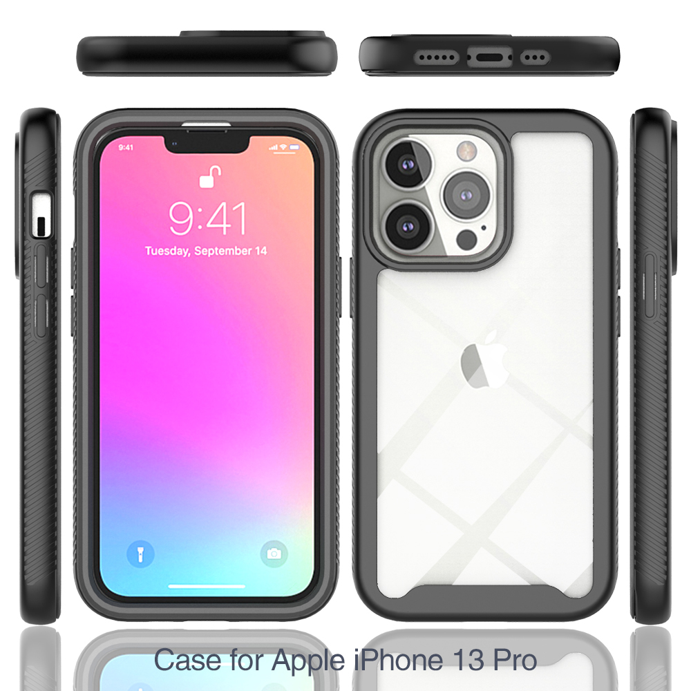 Pouzdro iPhone 13 Pro Techsuit - Defense360 Pro + ochrana obrazovky, černé