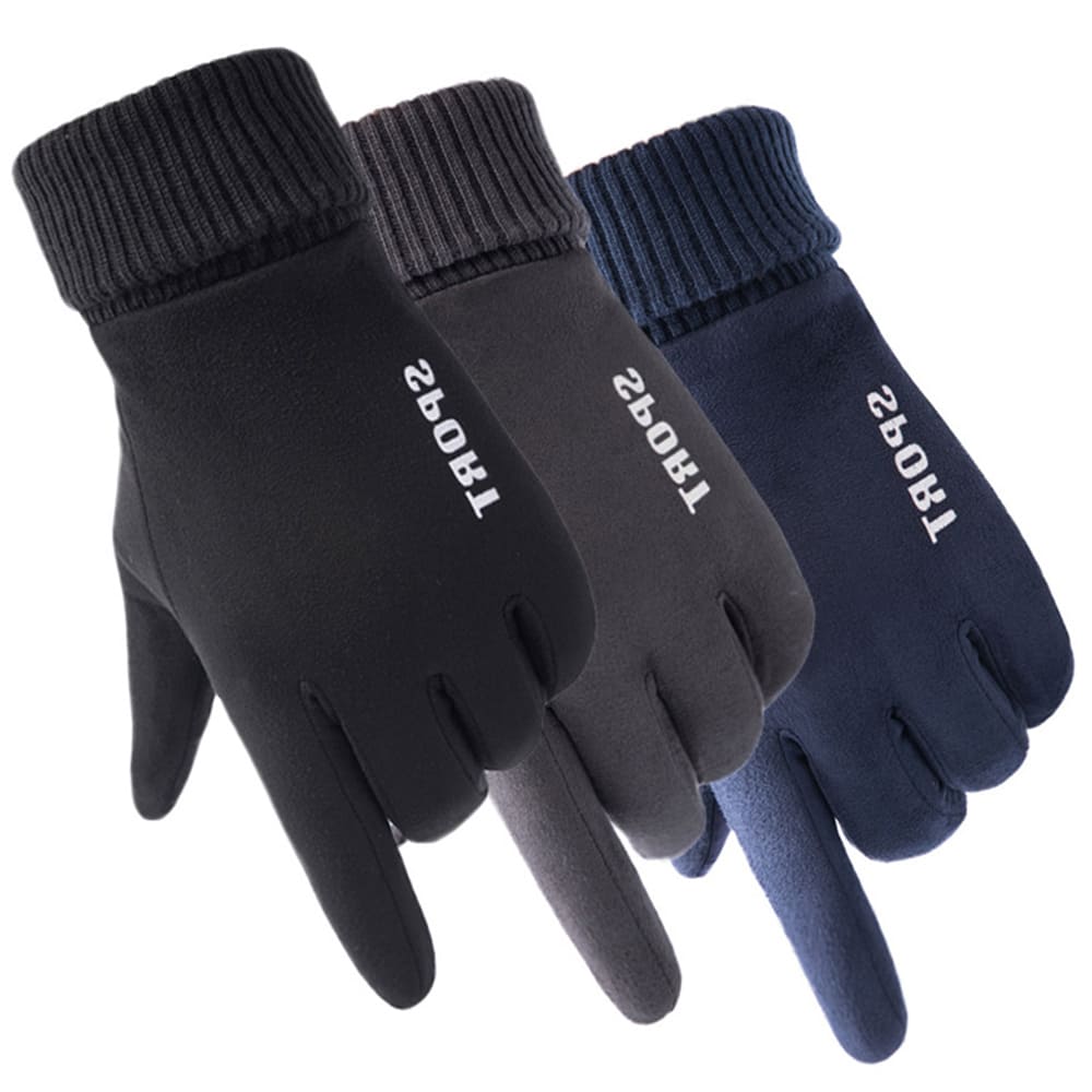 Dotykové semišové rukavice Techsuit ST0009 - černé