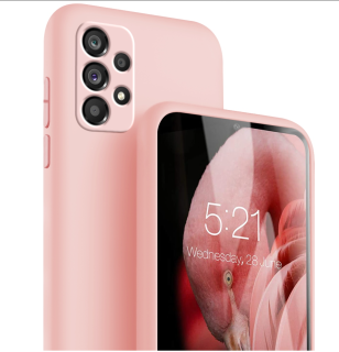 Kryt Samsung Galaxy A42 5G silicon, růžový