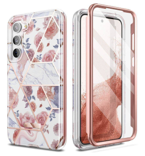 Pouzdro Samsung Galaxy A14 4G / 5G Tech-Protect Velar Marble pink