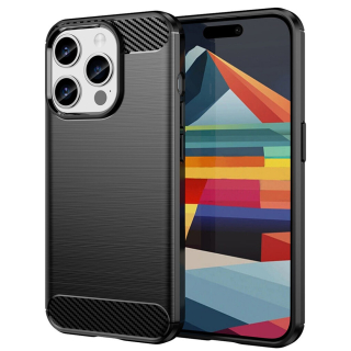 Kryt iPhone 15 Pro Armored Carbon černý