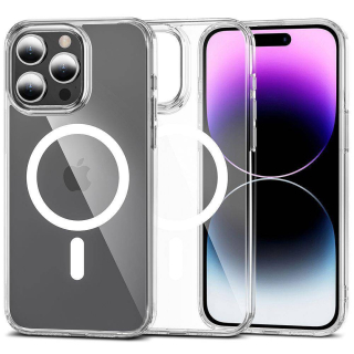 Kryt Apple iPhone 15 Pro Tech-Protect FlexAir Hybrid MagSafe transparentní