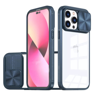 Kryt iPhone 15 Pllus Nexeri Camslider modrý