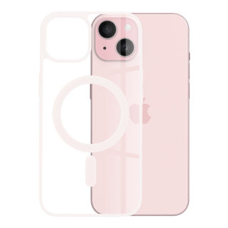Kryt iPhone 15 Plus, Techsuit - MagSafe Pro, růžový