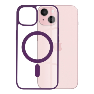 Kryt iPhone 15 Plus, Techsuit - MagSafe Pro, fialový