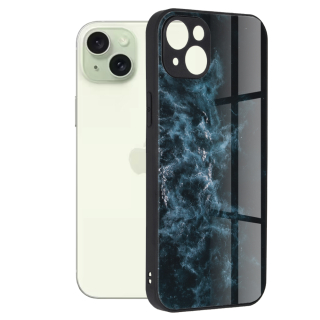 Pouzdro iPhone 15 Techsuit - Glaze Series, Blue Nebula