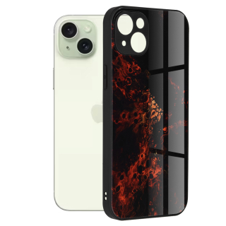 Pouzdro iPhone 15 Techsuit - Glaze Series, Red Nebula