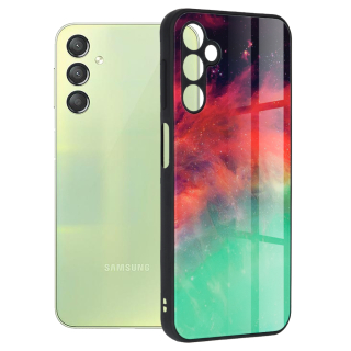 Pouzdro Samsung Galaxy A14 4G / A14 5G Techsuit - Glaze Series, Fiery Ocean