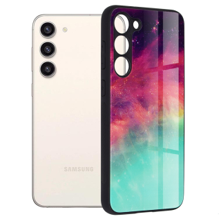 Pouzdro Samsung Galaxy S21 FE Techsuit - Glaze Series, Fiery Ocean