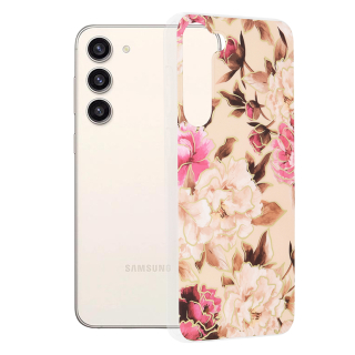Kryt Samsung Galaxy S23 Techsuit - Marble Series - Mary Berry Nude