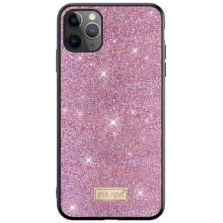 Kryt iPhone 12 mini Sulada Dazzling Glitter růžový