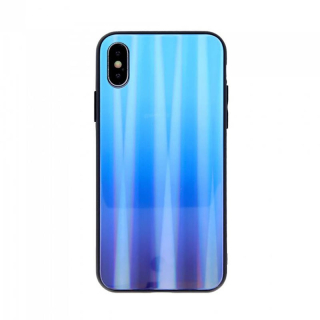 Kryt Samsung Galaxy A42 5G Glass case Gradient modré