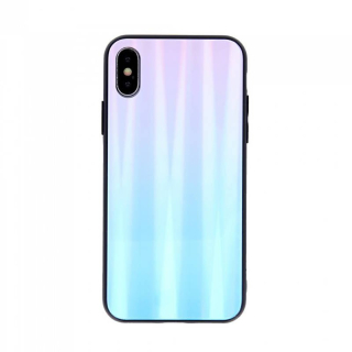 Kryt Samsung Galaxy A42 5G Glass case Gradient blue & pink