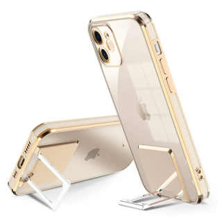 Kryt Samsung Galaxy S21 Ultra Kickstand zlatý