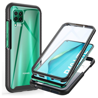 Pouzdro Huawei P40 Lite Techsuit - Defense360 Pro + ochrana obrazovky, černé