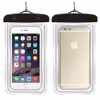 Pouzdro Vodotěsné na telefon 6,5" Techsuit černé
