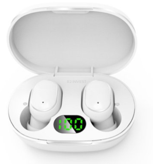 Bezdrátová sluchátka Bluetooth 5.0 , E6s bílá