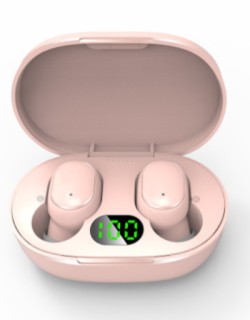 Bezdrátová sluchátka Bluetooth 5.0 , E6s růžová