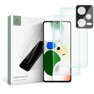 Tvrzené sklo Xiaomi Redmi Note 12 5G Tech-Protect Supreme Set (2 ks sklo + 1 ks fotoaparát) čiré