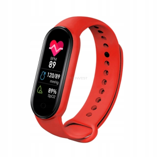 Fitness náramek Smart Band M7s červený
